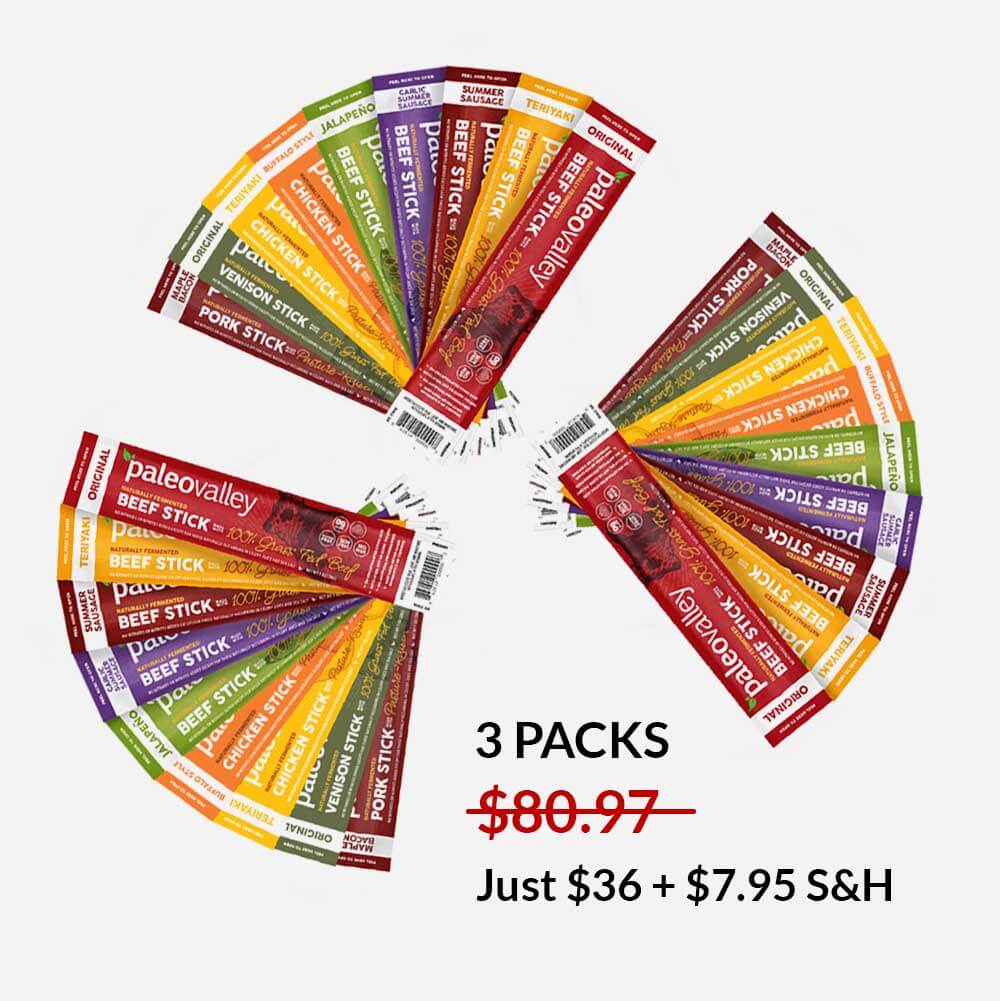Paleovalley Protein Sticks