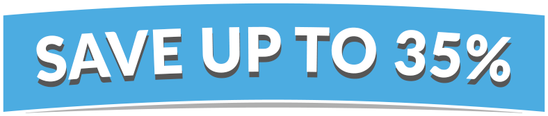 Save 35% banner